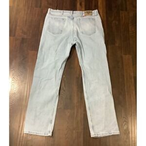 Wrangler Premium Quality Mens Straight Leg Light Wash Jeans 36x32 1096FXVBI